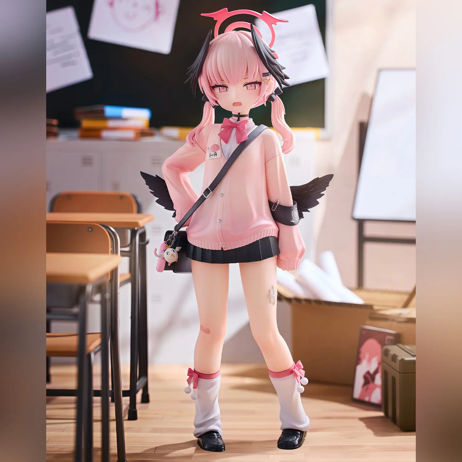 

In Stock Blue Archive Shimoe Koharu Static Figurines Desktop Bookshelf, Chassis Accessories Collect Decoration Gift