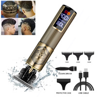 Vintage T9 Electric Cordless Hair Cutting Machine Professional Hair Barber Trimmer For Men Clipper Shaver Beard Lighter Hot Sale