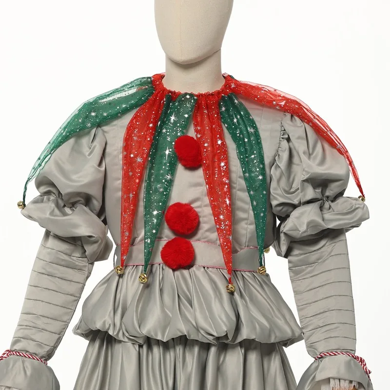 New Halloween Cos Clown Collar Fake Collar Show Costume Masquerade Clown Magic Show Accessories