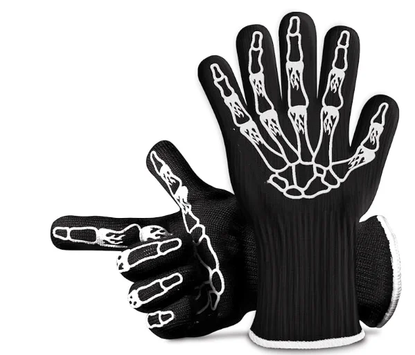 Heat Resistant Gloves  Protective Gloves Withstand Heat Up   Use As Oven  Heat Resistant Gloves for Grilling