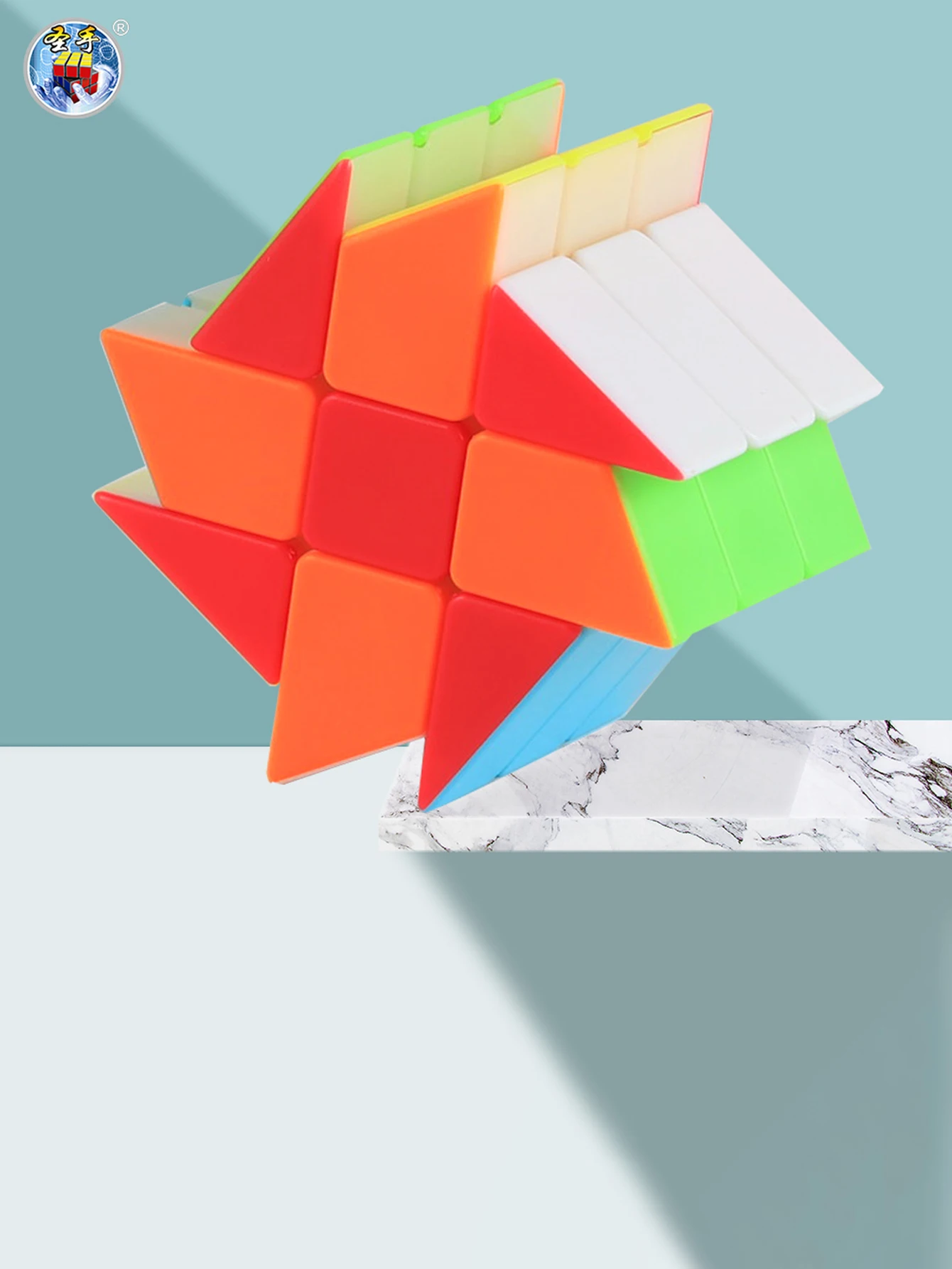 SENGSO ステッカー スピード キューブ パズル キューブ おもちゃ 誕生日パーティーの詰め物 子供へのギフト 高速スムーズな回転 固体耐久性。