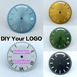 29mm 8285 Dial DIY Custom Logo Watch Dial Custom Logo Laser Print Name/Logo Watch Dial Diy Dial Fit Miyota 8285 Movement