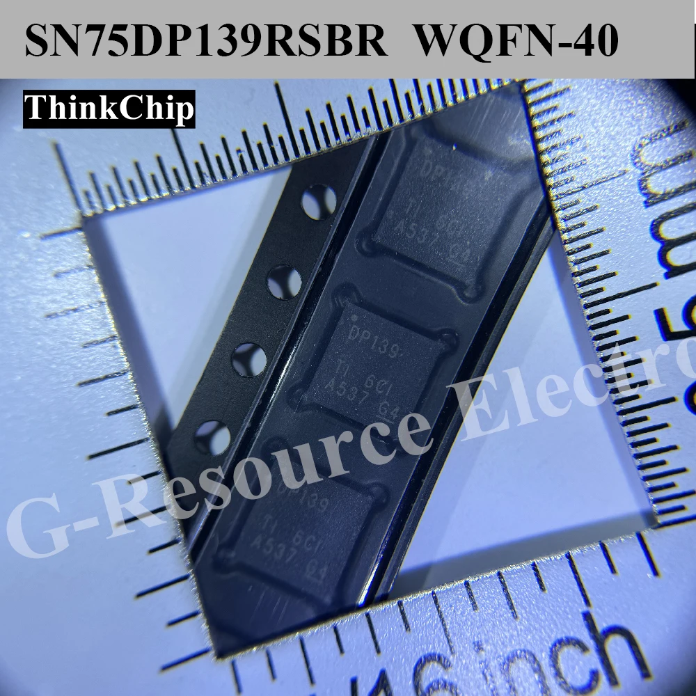 (10 pcs) SN75DP139RSBR (Marking DP139) WQFN-40 HDMI to DP++ Level Shifter Repeater SN75DP139