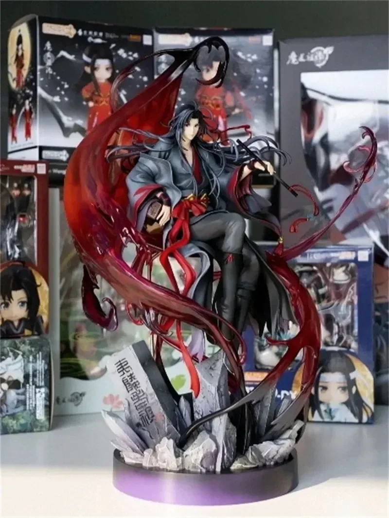 Genuine Mo Dao Zu Shi Wei Wuxian Action Figure Yi Ling Lao Zu Ver Large Mdzs Figure Anime Collection Pvc Anime Peripheral