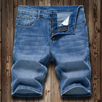 6 Model Classic Style Men's Slim Denim shorts Summer New Business Fashion Thin Stretch Short Casual Pants Male 2 6 Model Classic Style Men's Slim Denim shorts Summer New Business Fashion Thin Stretch Short Casual Pants Male 2