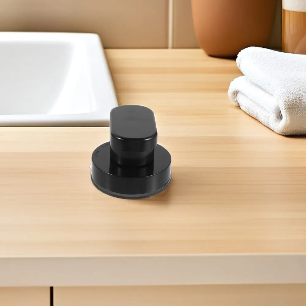 

2Pcs Bathroom Suction Cup Handles Powerful No Drilling Glass Mirror Door Armrest Shower Bathtub Safety Grip Black