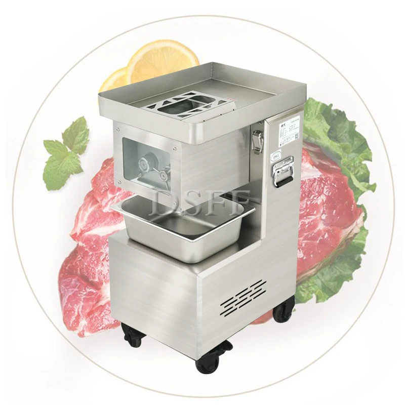 Detachable Cleaning Electric Meat Cutter Slaughtering Equipment With Wheel Vegetable Cutter