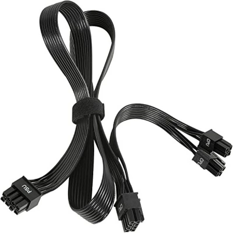 Original CORSAIR Dual CPU Cable PSU 8Pin to 2x 8Pin 4+4Pin EPS12V for RM RMi RMx RMe SF AXi HX HXi CS-M CX-M TX-M Modular Power