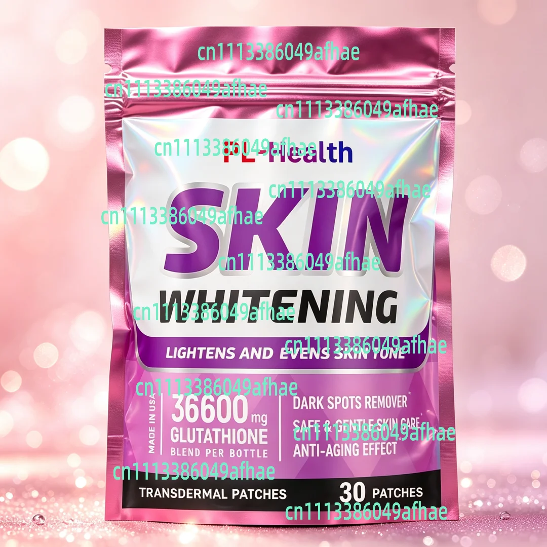 30 Patches Glutathione Whitening Transdermal Patches With Vitamin C - Skin Lightener - Dark Spot Remover