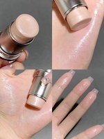 KAXIER High Gloss Stick Highlight Blush Water Light Shimmer Waterproof Sweatproof Face Contour Illuminator Brighten Rouge