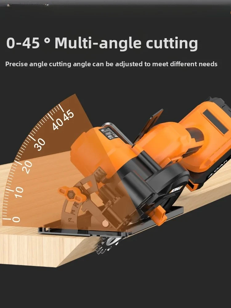 

Brushless Electric Circular Saw, Cordless Electric Circular Saw Small Hand Saw, Portable Cutting Machine