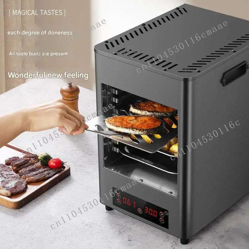 Commercial Barbecue Oven Stainless Steel Steak Bread Pizza Fruit and Vegetables Oven Electric Steakhouse Grill Steak Grill Oven