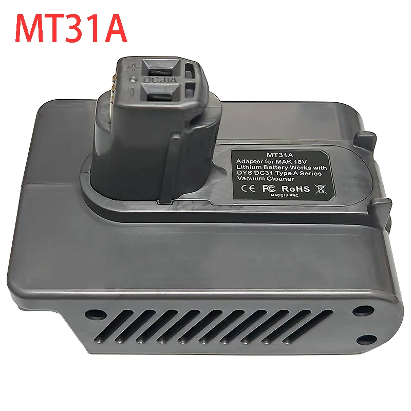 

For Makita/Bosch/DeWalt/Milwaukee 18/20V Batteries MT31A BOS31A DW31A MIL31A Adapter Compatible for Dyson Type A Vacuum Cleaners