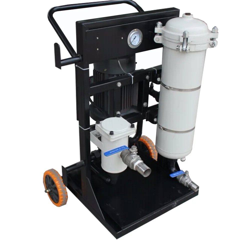 

1800L/H Oil Purifier Portable Filter Oil and Lubricating Oil Removal Motor, Pump 100 Micron 30L /min