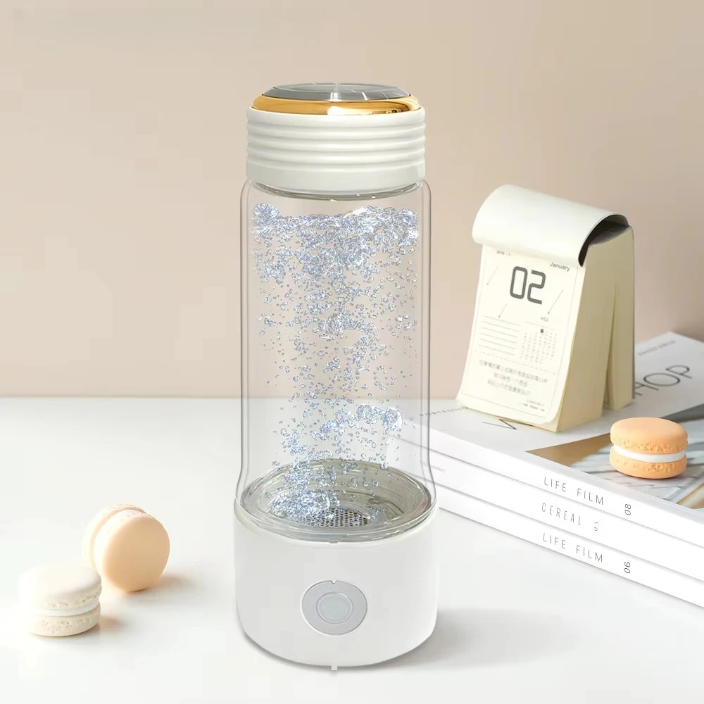 CA‑303 Hydrogen Water Generator Bottle 500‑2300ppb USB Rechargeable Hydrogen Inhaler for Home Daily Use