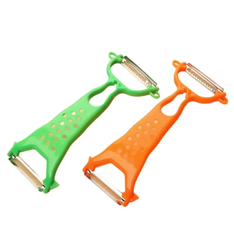 [New] Dual Head Vegetable Peeler Sharp Stainless Steel Blades For Kitchen Fruit Vegetable Peeling Slicing Shredding