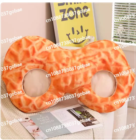 

Цельный головной убор дыни, двойная кукла с растительной головой, плюшевая мягкая забавная шапка с одной подушкой