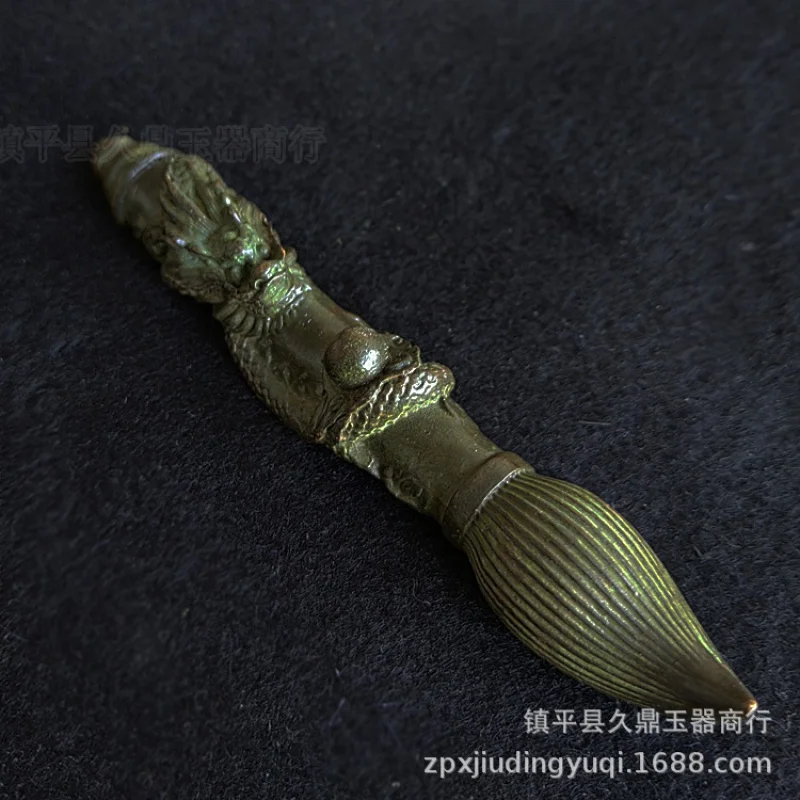 Copper Ware Wholesale Antique Miscellaneous Antique Bronze Dragon Pen Wholesale Home Office Copper Ware Small Ornaments Collecti