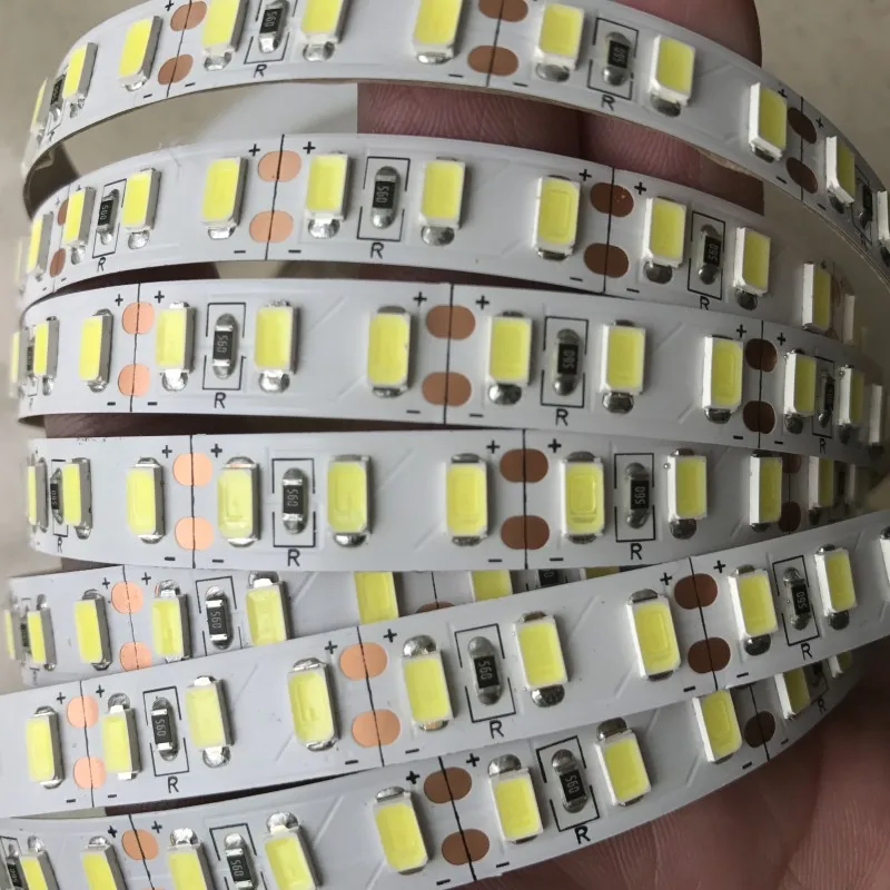 120Leds/M 1M 5M Led Strip Smd 5730 Flexibele Led Tape Licht Smd 5630 Epistar Non waterdicht Koud Wit/Warm Wit DC12V