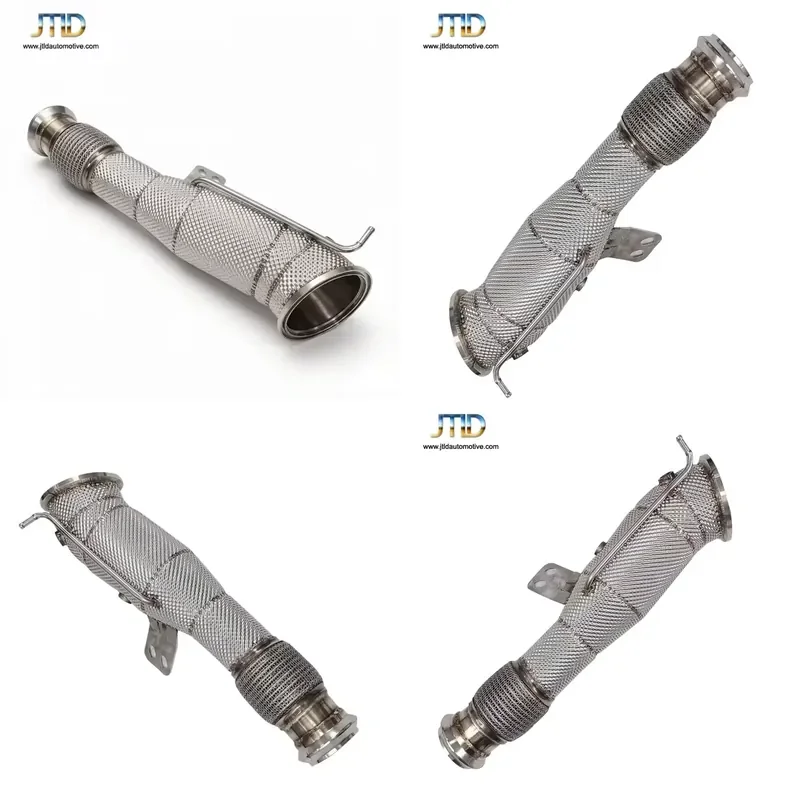 Direct From Manufacturer Exhaust Downpipe With Heat Shield for BMW G20 M340i B58 Euro 6 Selected Materials Front Exhaust Pipe