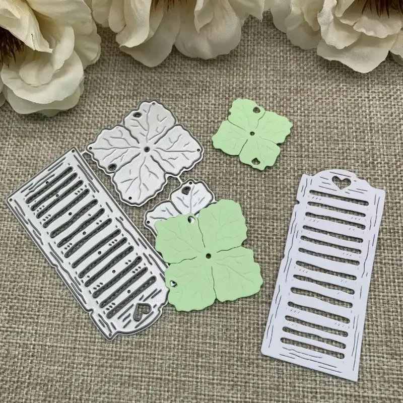 

Fence window flowers Metal Cutting Dies Stencils For DIY Scrapbooking Decorative Handcraft Die Cutting Template Mold