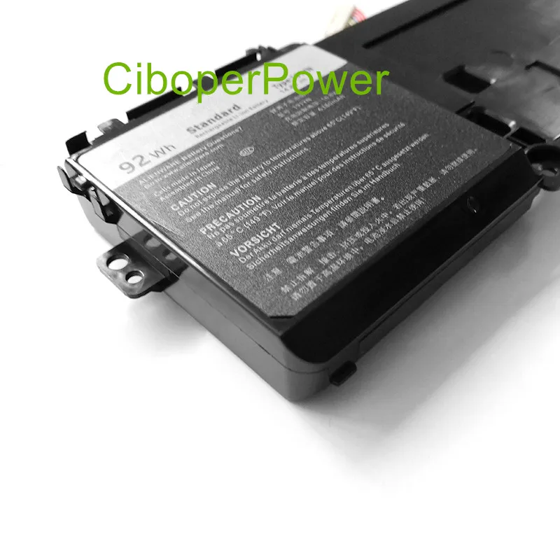 191YN 410GJ 8NH55 Laptop Battery For 15 R1,15 R2, ALW15ED-1828 2F3W1 ALW15ED-1718 ALW15ER-3718 P42F