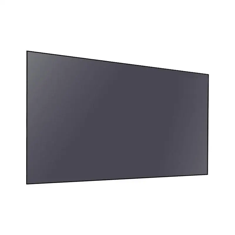 

Yinzam 80''-120'' Fresnel Screen,16:9 Multi Size Wall Mounted Long Throw Projector Soft Anti Light Screen 4K 8K 3D 160 Degree
