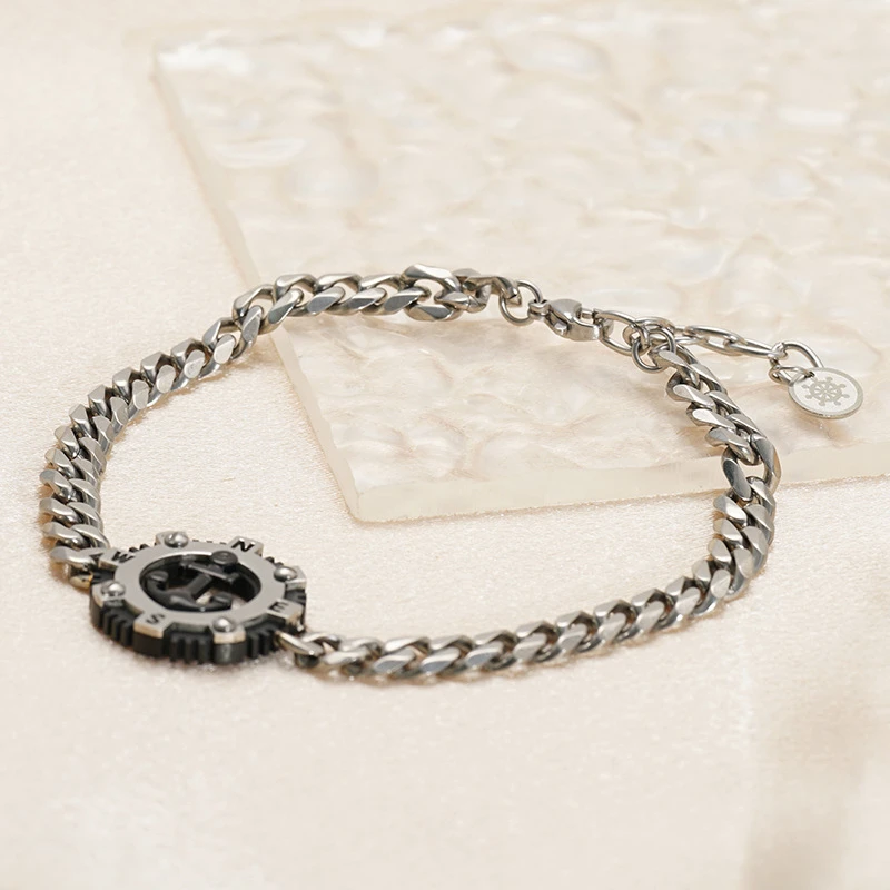 stainless steel mens bracelet Curb Cuban Link Chain Bracelets for Women Unisex Wrist Jewelry Gifts