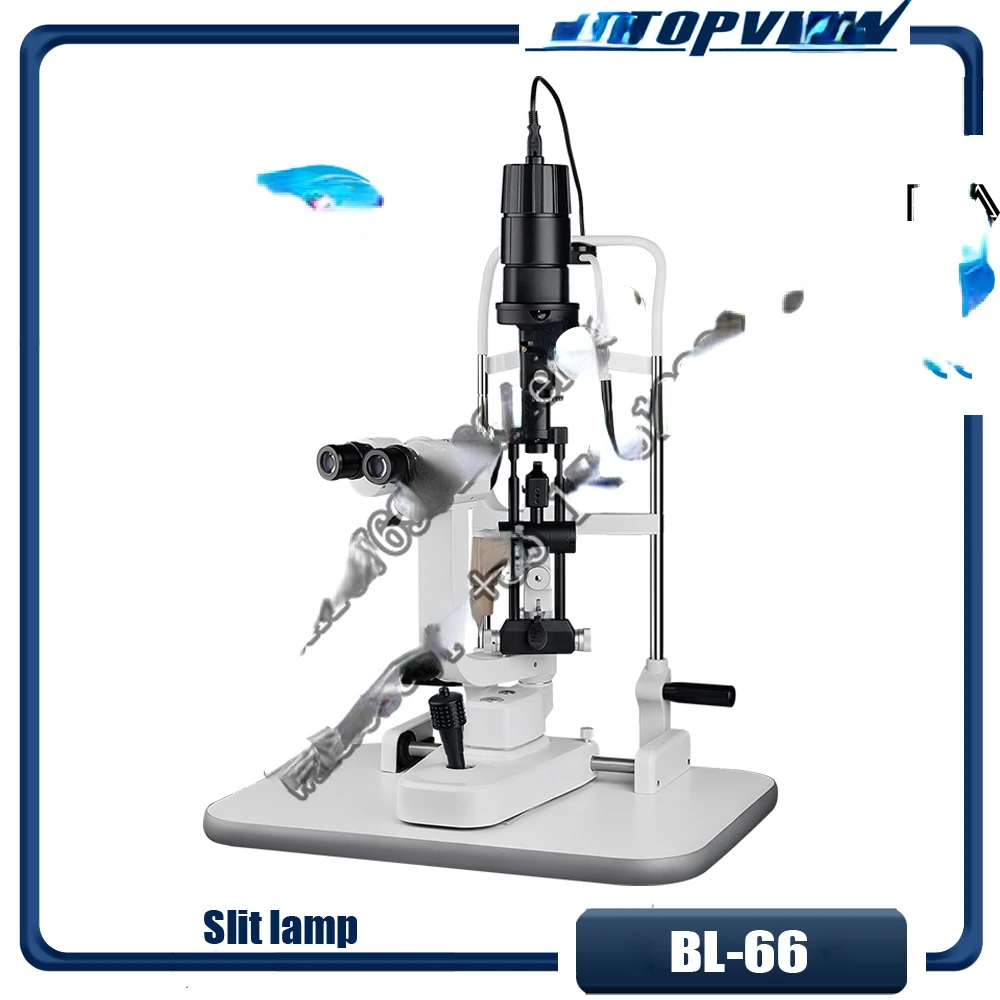 BL-66 slit lamp microscope with 2X magnifications and Motirised Table   price for sale