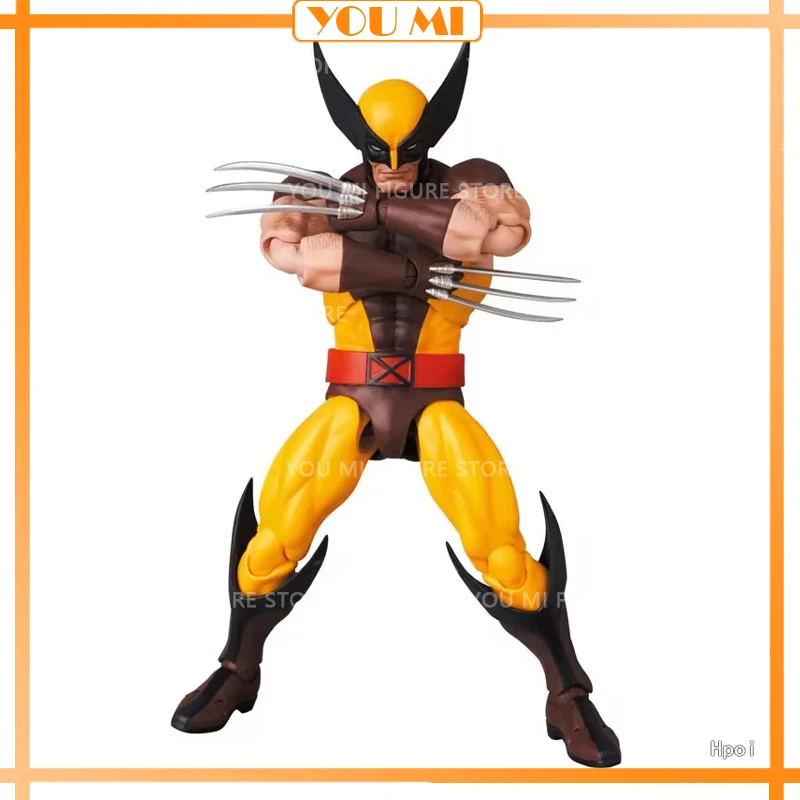 CT Toys Wolverine Figure Brown Comic Mafex 138 Action Figure Shf Anime Figurine Ko Model Statue Toys Christmas Gifts