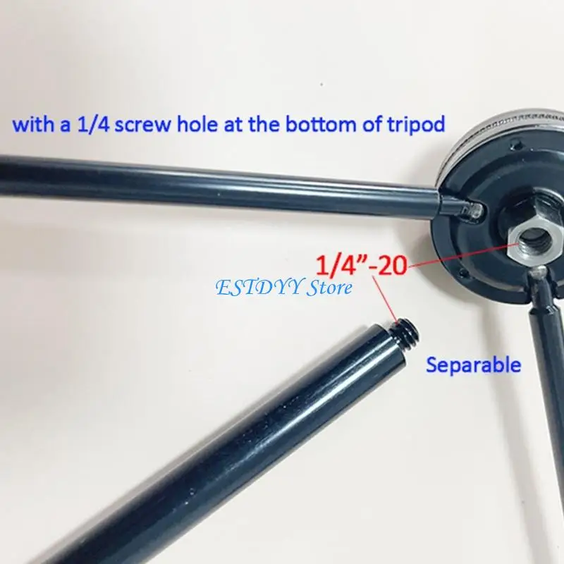 G6DE Portable Golf Tripod Selfie Adjustable Golf Phone Holer with Ground Pegs and Camera Mount