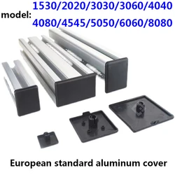 10PCS Aluminum profile European standard end cap plug face cover plate 15/16/20/30/40/45/60/80/90/100 plastic end cap cover
