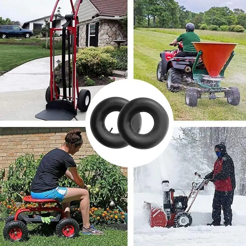 Tubos de neumáticos para cortacésped, repuesto de neumáticos para cortacésped, resistente, 2 piezas, accesorios de reparación resistentes al desgaste para mantenimiento y reparación