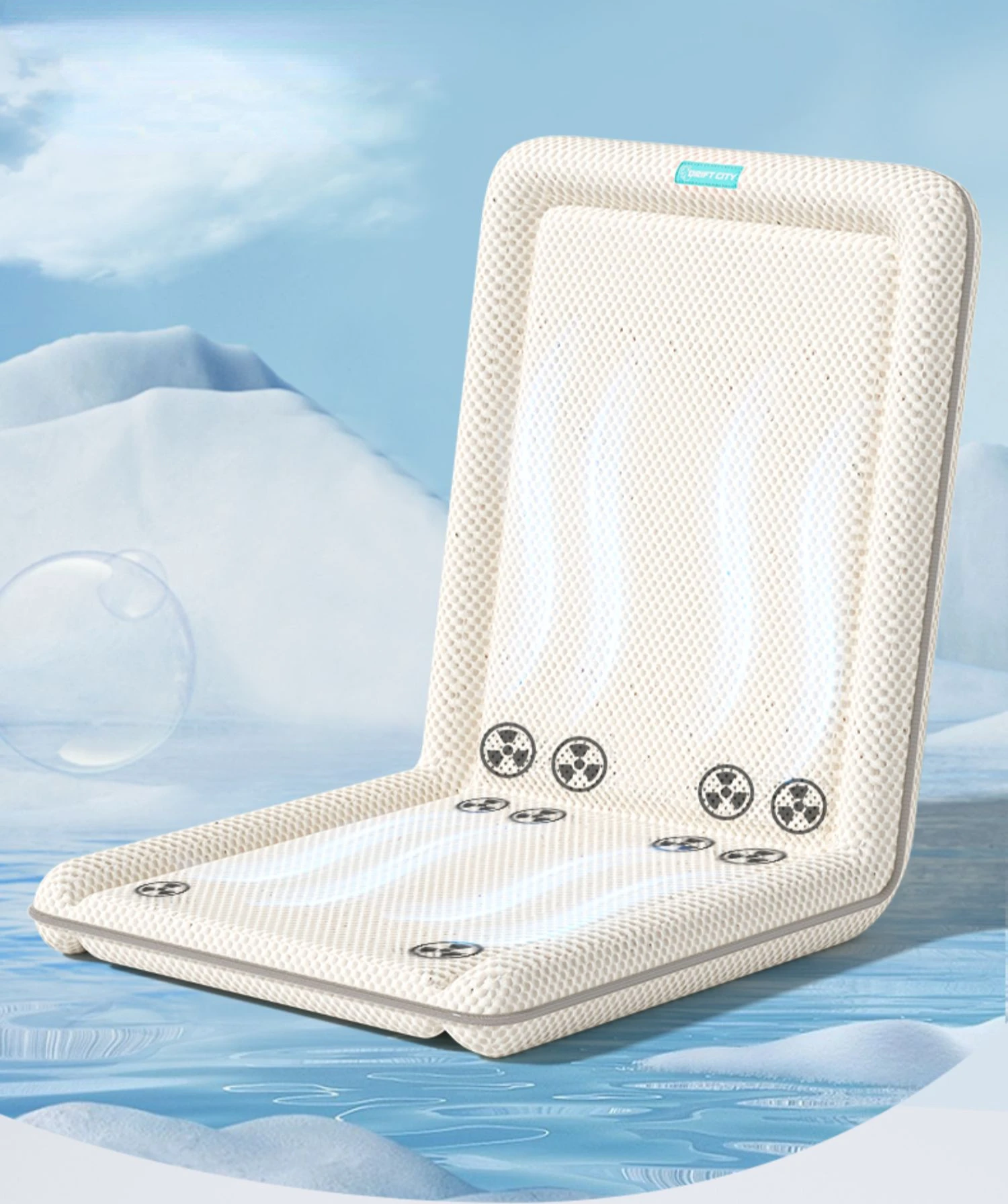 Summer seat cushion, cool pad, car ventilation, USB seat, chair, heat dissipation, office ventilation, fan, butt pad