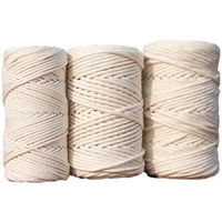 2/3/6/8mm Macrame Cord Cotton Rope String DIY Sewing Bohemia Wedding Decor Hilo Macrame Rope Ribbon Crafts Home Accessories