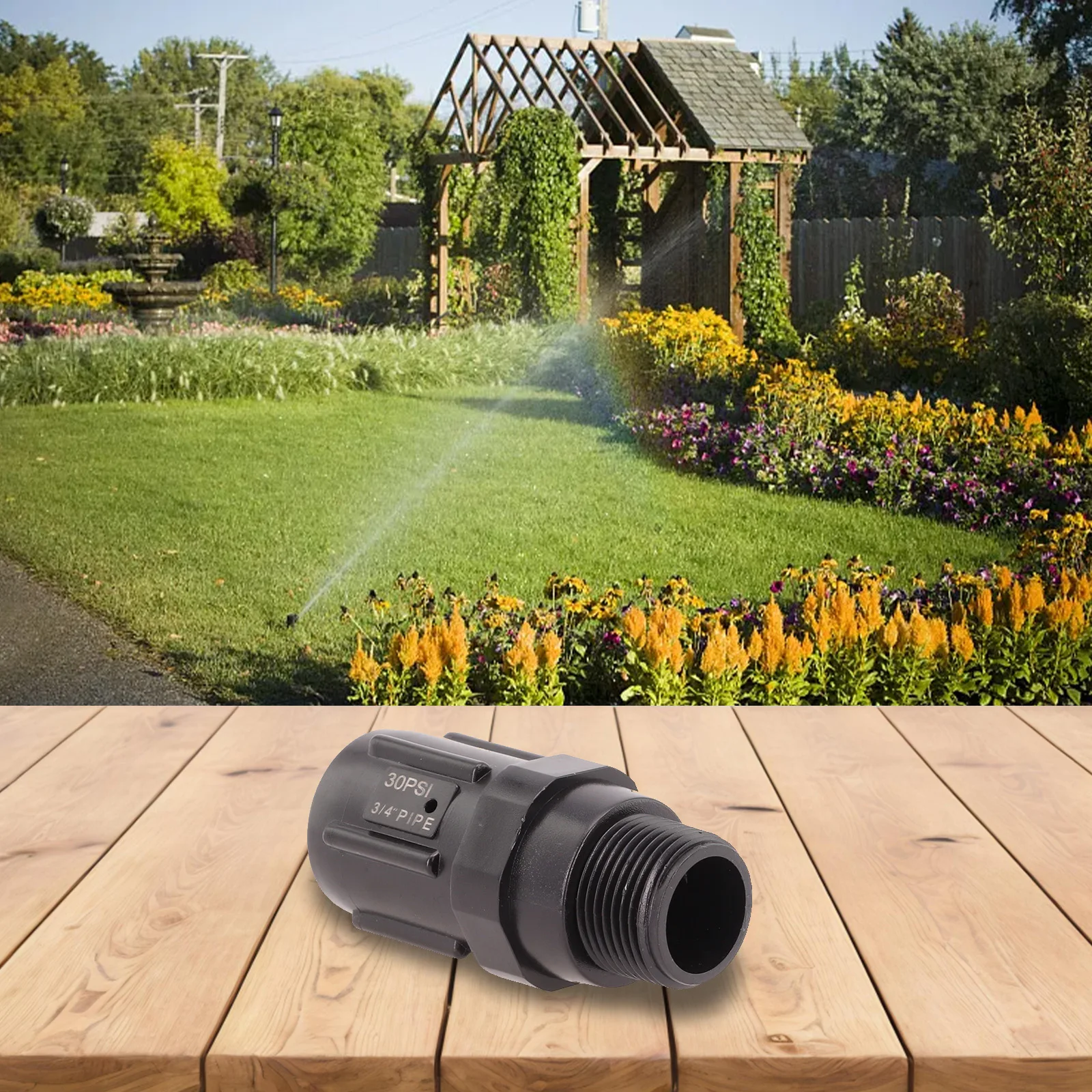 Pressure Regulator Garden Hose Pressure Regulator for Drip Irrigation System Ensures Even Water Distribution (120 characters)