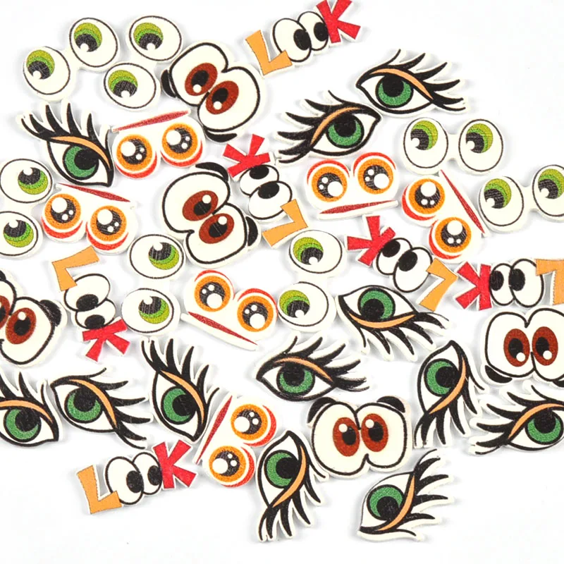 50 pezzi Multicolor Eyes patch ricamo per cucire su Trim abbigliamento fai da te artigianato fatto a mano accessori forniture per cucire decorazioni