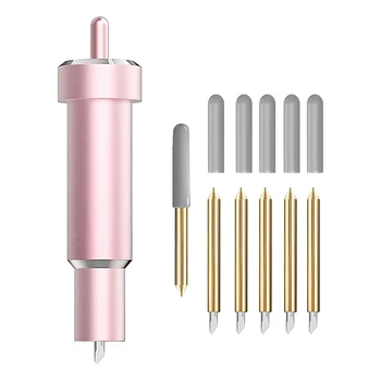 クリカットメーカー3用ディープカッティングツール,60 ° ディープポイントブレード,ピンクハウジング,探索3,探索3,空気2,空気1,ベンチャー