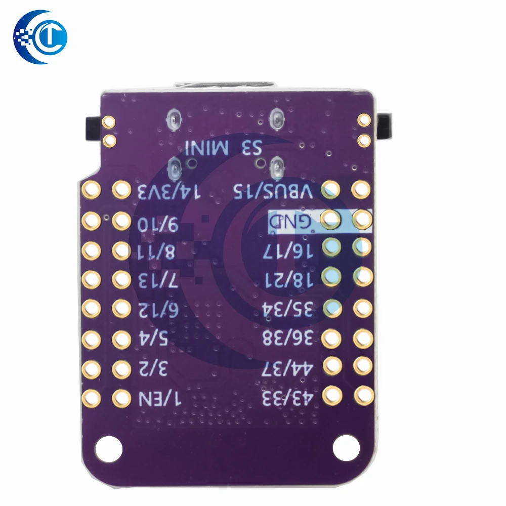 ESP32-S3 Mini V1.0.0 LOLIN Board, ESP32-S3FH4R2 4M Flash 2M PSRAM WiFi Bluetooth for Arduino MicroPython