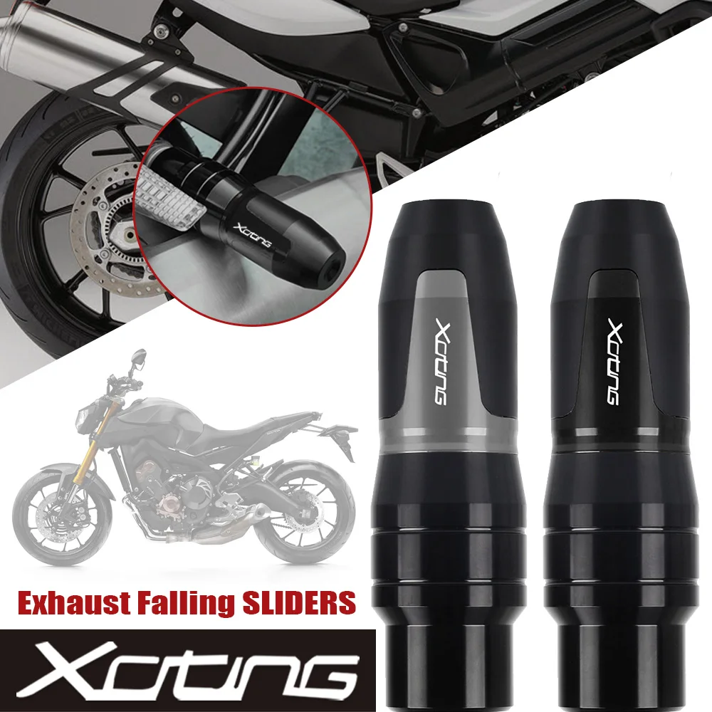 

FOR KYMCO XCITING 250 300 500 400 DOWNTOWN 125/200/300/350 CNC accessories Exhaust Frame Sliders Crash Pads Falling Protector