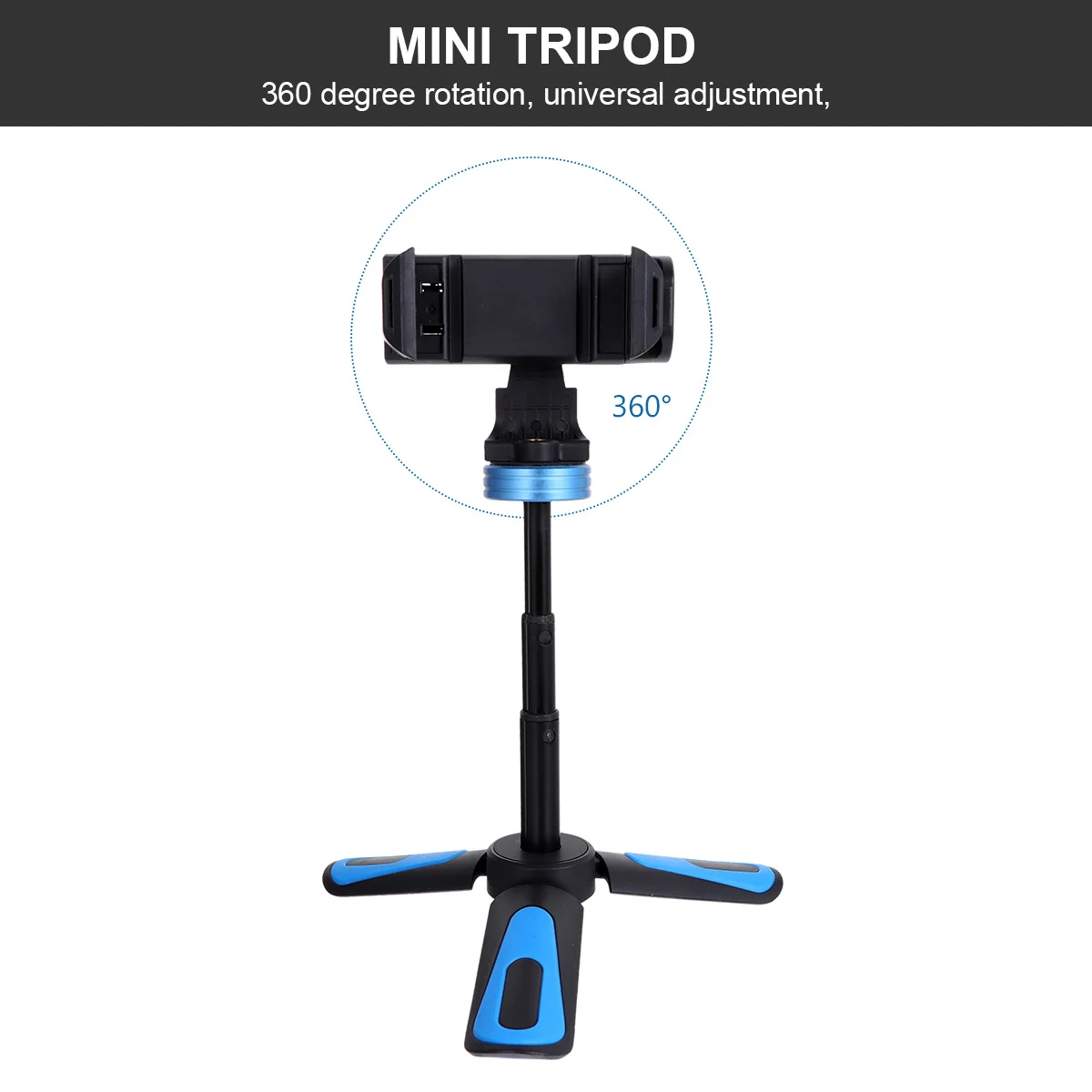 

1Pcs Portable Phone Tripod Stand Selfie Stick Multi Functional Retractable Compact Design Mobile Holder for Live Streaming Video