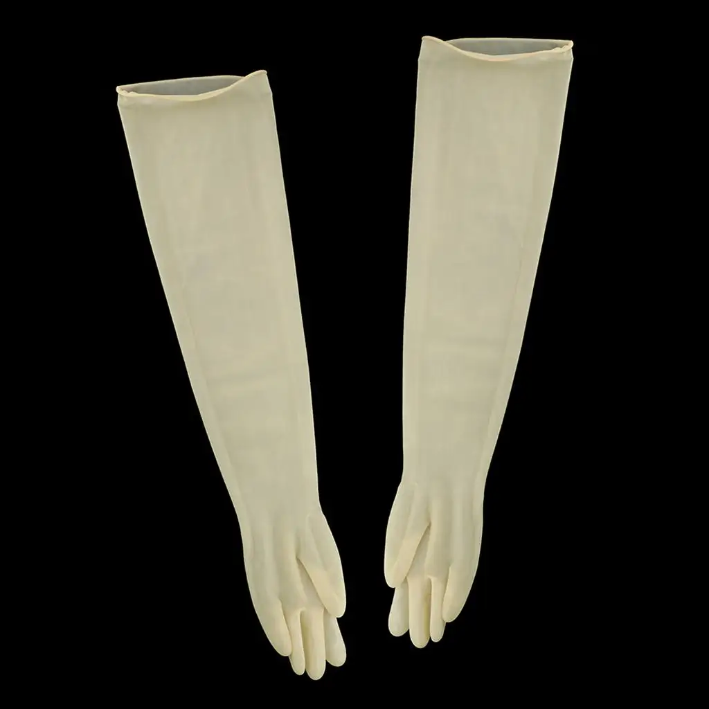 Industrial Rubber Gloves with Slip Resistant Grip Durable Waterproof Safety Gloves for Oil Resistant Work Environments