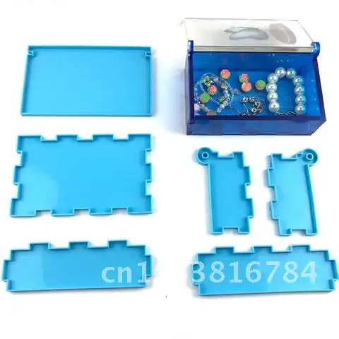 

Large Domino Storage Box Silicone Mold for DIY Epoxy Resin Domino Box Mould Container Casting Mold Handicraft Making Tool Set