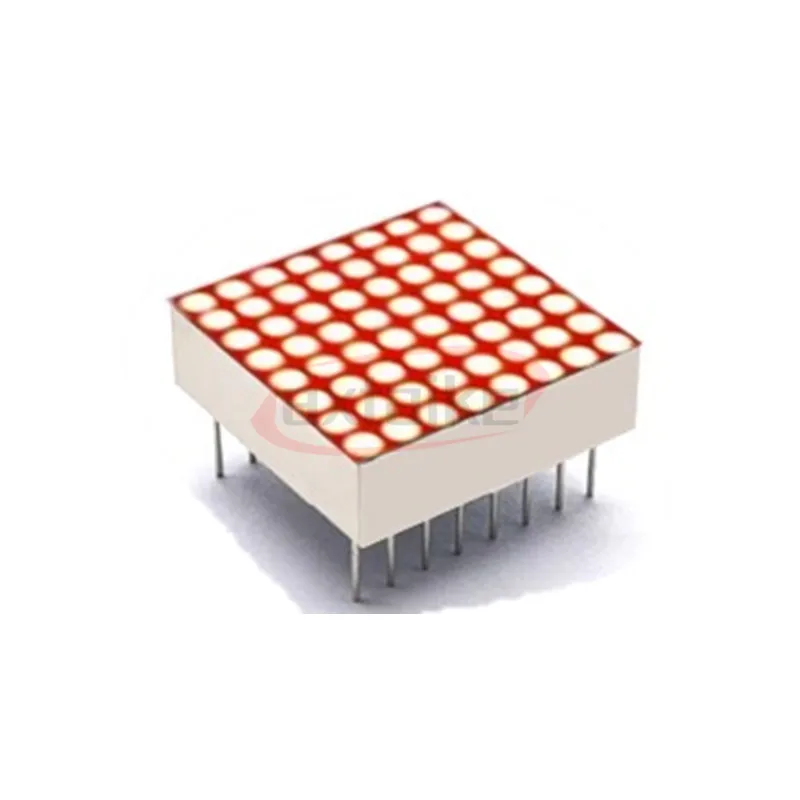 8X8 8*8 dot matrix LED nix 1.9/3.0/3.75/5.0mm red highlight 788/1088*1588/2088AS/BS Common Cathod Common Anode