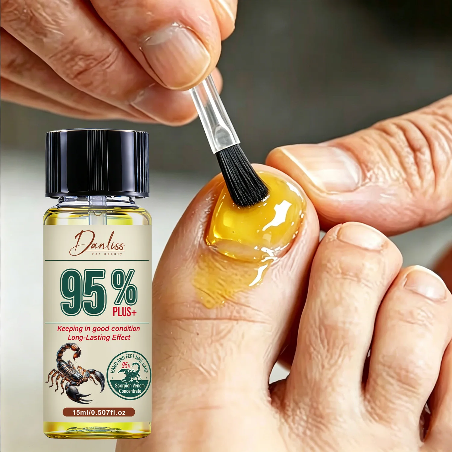 95% Plus+ Bee Venom Nail Care Oil – Strengthen & Moisturize for Dry, Damaged Nails Restore Your Nail Health.