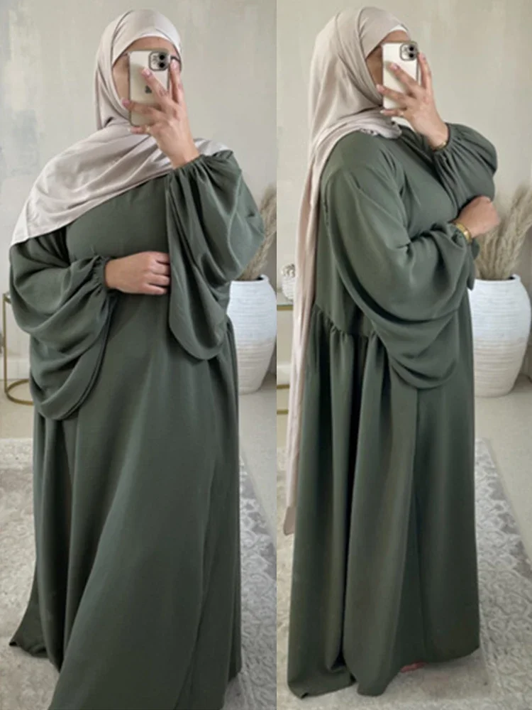 New Morocco Muslim Women Dress Modest Eid Ramadan Abaya Islamic Turkey Dubai party Long Dress Musulman Prayer Dresses robe 2022