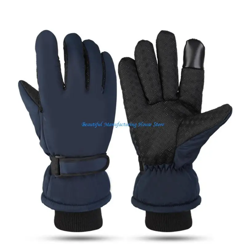 قفازات E56A للسيدات للتزلج، قفازات رياضية عازلة للماء للشتاء للبالغين لركوب الدراجات #1