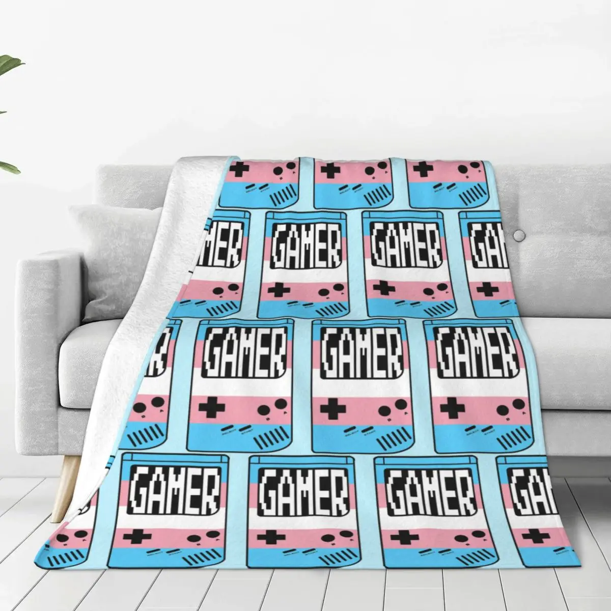 

Геймерский флаг гордости, ретро консольные одеяла, мягкое теплое фланелевое одеяло, покрывало для кровати, пикника, путешествия, домашний диван