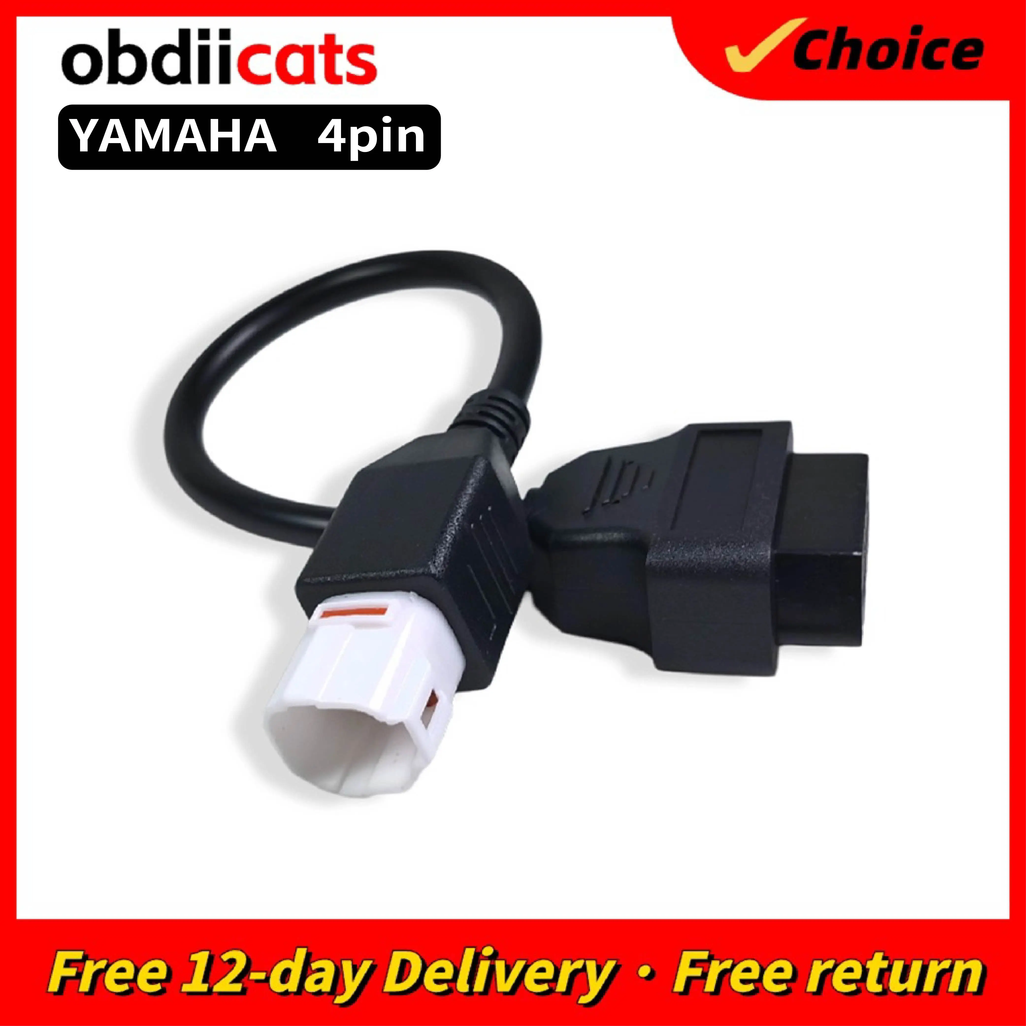 

Для YAMAHA 4pin OBD2 разъем для мотоцикла от 4pin до 16pin кабель Moto OBD OBD2 Удлинительный кабель