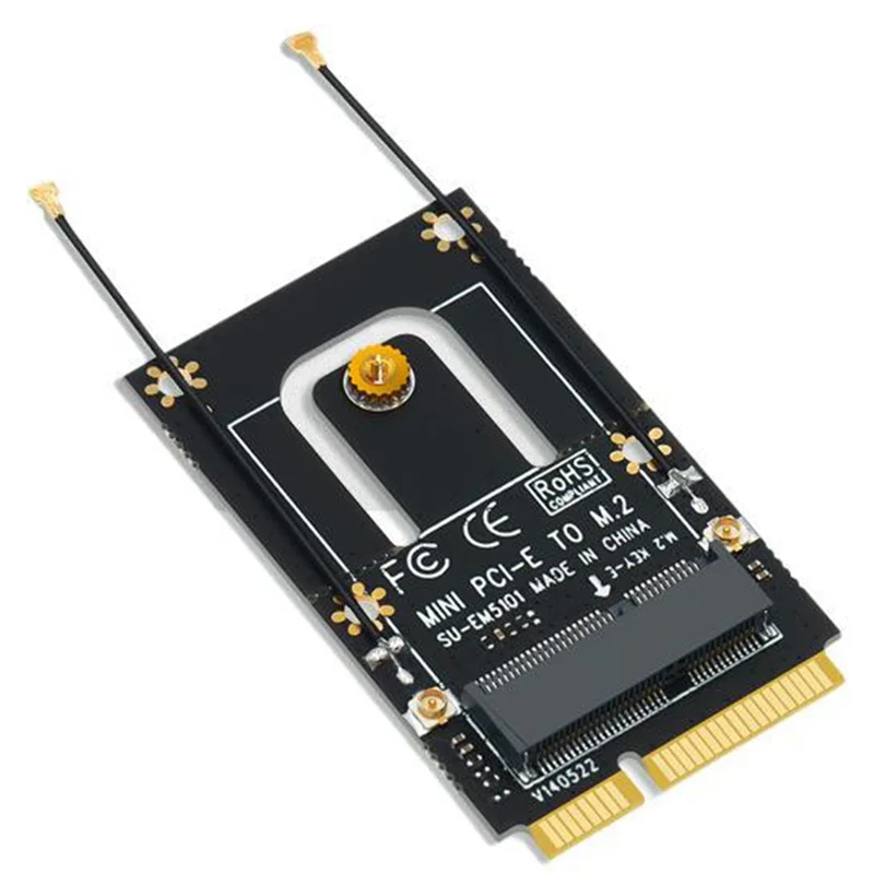 

Practical-Mini Pcie To M2 Adapter Card M.2 NGFF To Mini PCI-E For M.2 Wifi Bluetooth Wireless Wlan Card